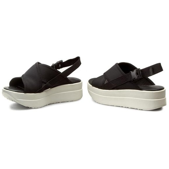 VAGABOND Daria Chunky Platform Sandals 37 7 Slingback Neoprene CrissCross Wedges - Picture 5 of 12